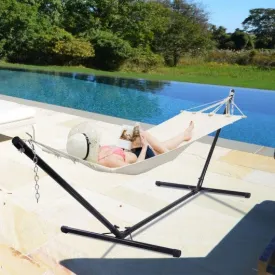 10 ft Space Saving Steel Hammock Stand