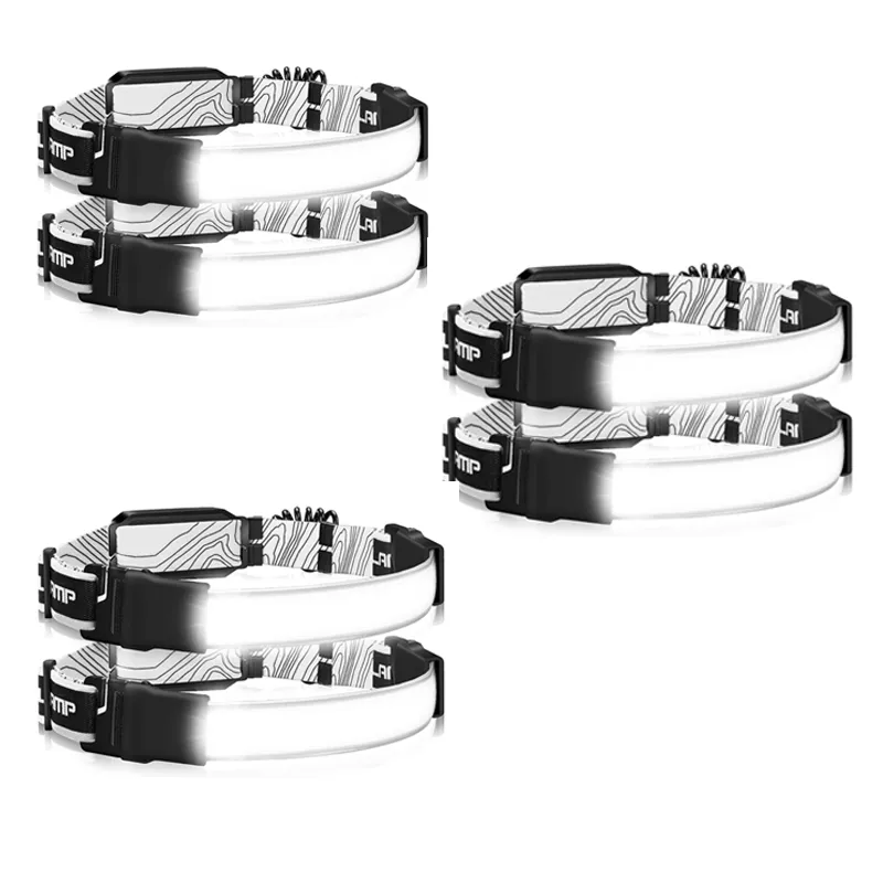1000 Lumens 230° Wide Beam Hard Hat Headlamp Flashlight