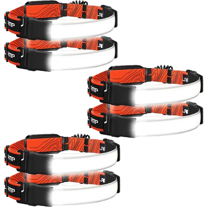 1000 Lumens 230° Wide Beam Hard Hat Headlamp Flashlight