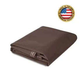 18 oz. Super Vinyl Tarp - Brown - 5' x 7'