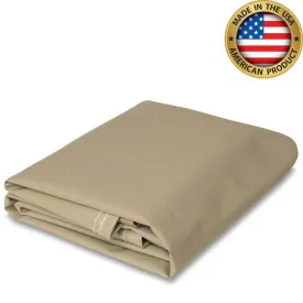 18 oz. Super Vinyl Tarp - Tan - 5' x 7'
