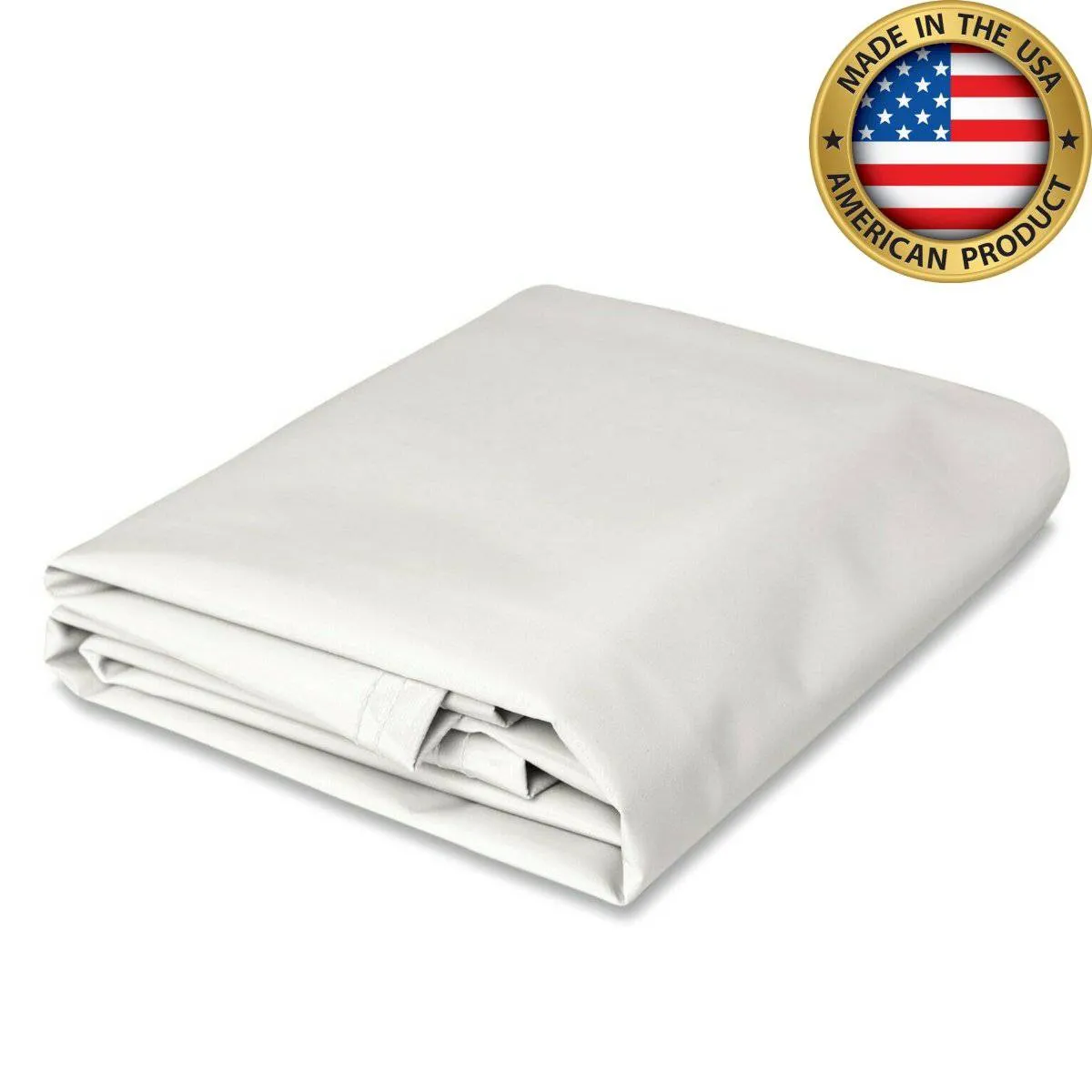18 oz. Super Vinyl Tarp - White - 5' x 7'