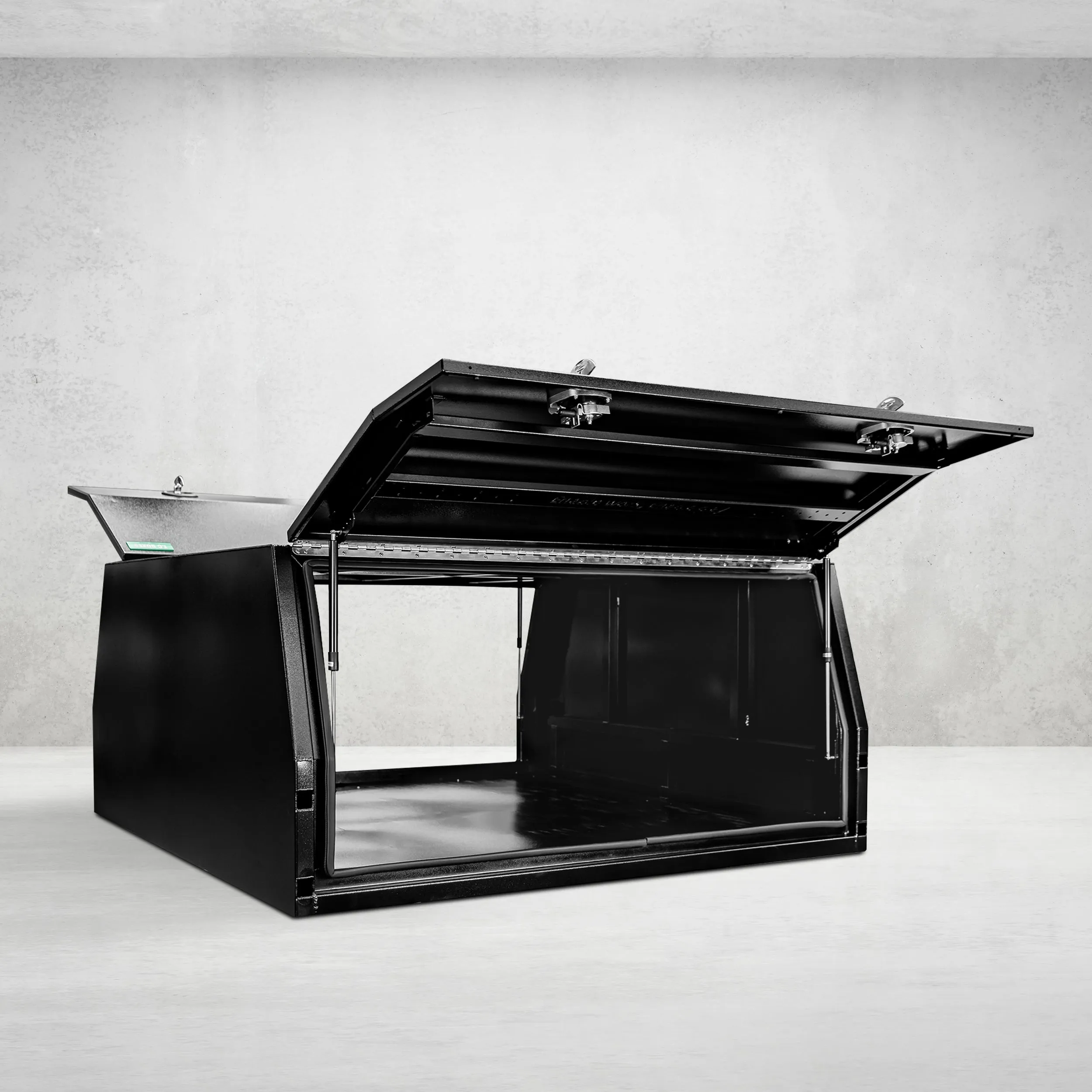 2400mm Aluminium Canopy - Black