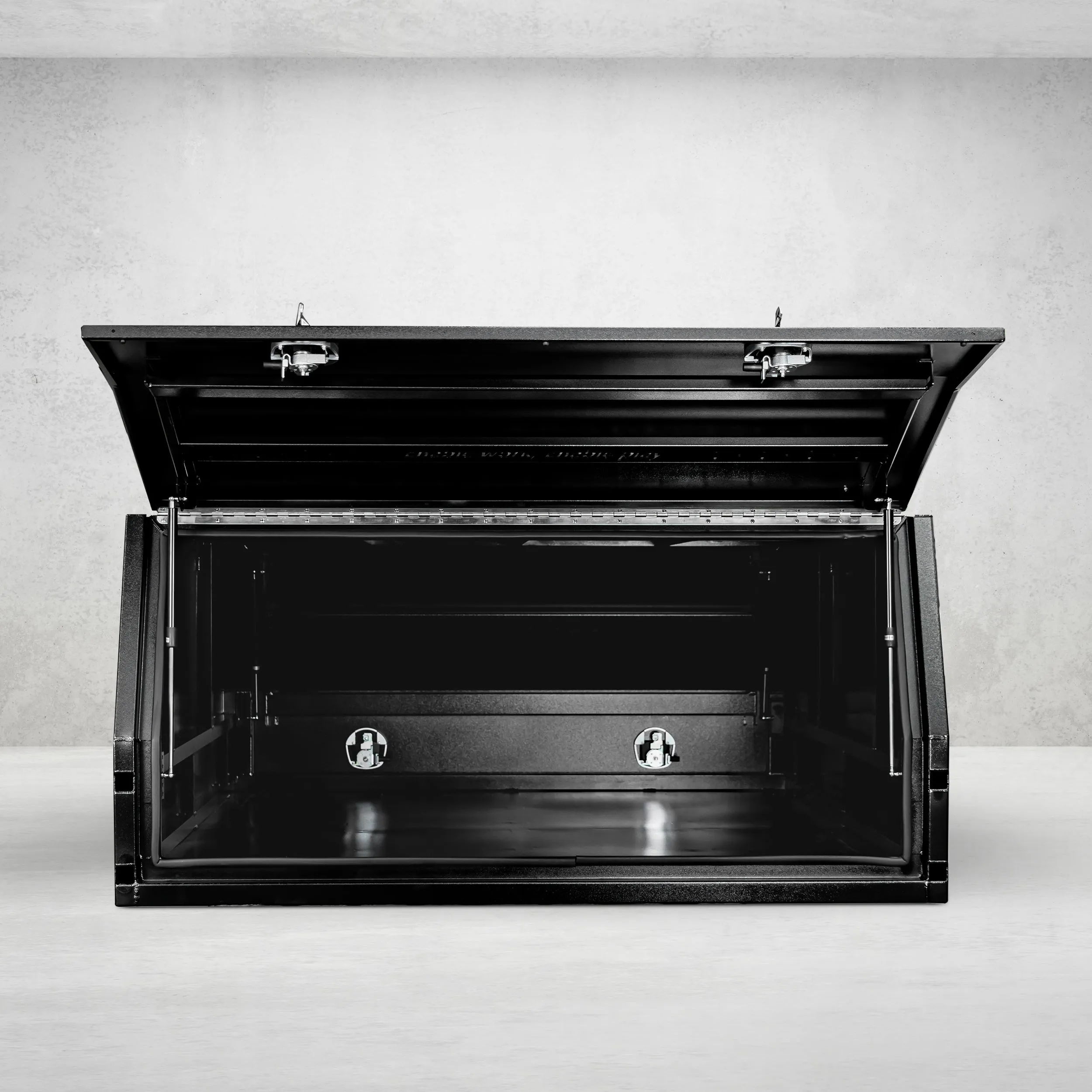 2400mm Aluminium Canopy - Black