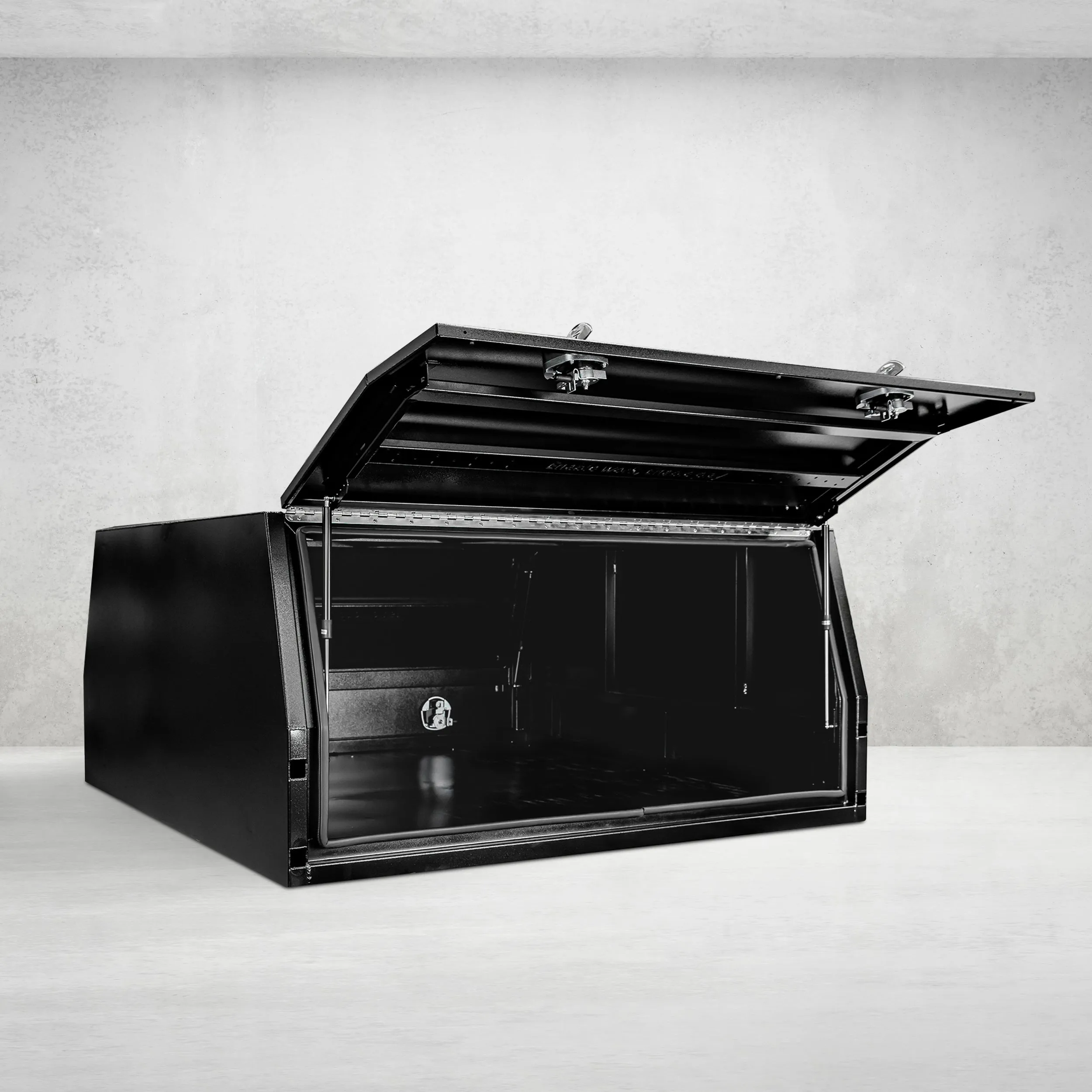 2400mm Aluminium Canopy - Black