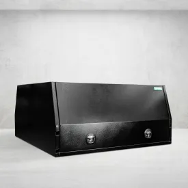 2400mm Aluminium Canopy - Black