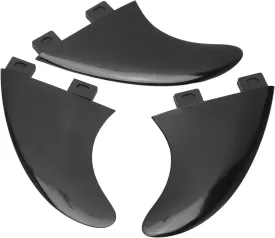 3PCS Surfboard Fin Stable Surfboard Fin Replacement PVC Paddle Board Fin Surfboard Accessory for Outdoor Surfing Beginners Surfers