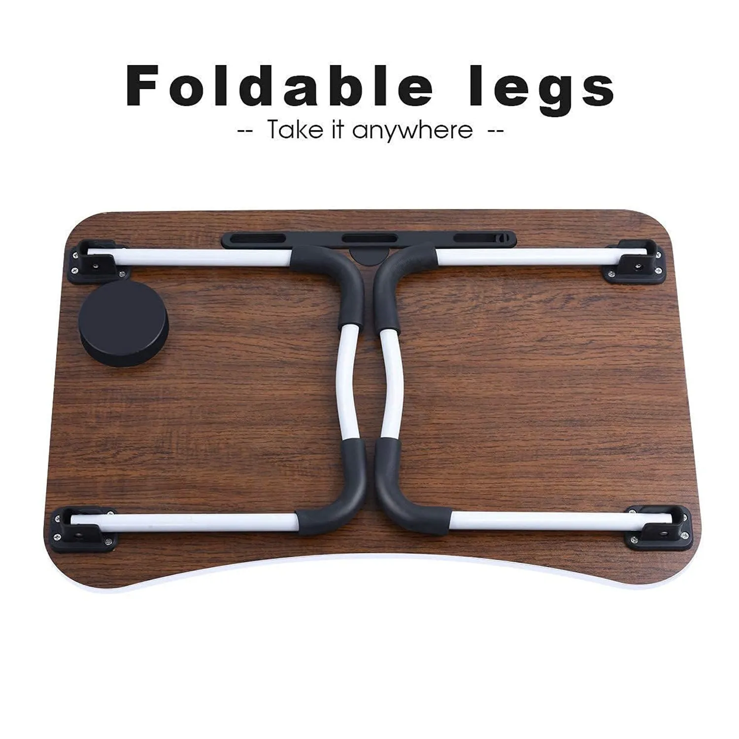4493 Multi-Purpose Laptop Desk for Study and Reading with Foldable Non-Slip Legs Reading Table Tray , Laptop Table ,Laptop Stands, Laptop Desk, Foldable Study Laptop Table