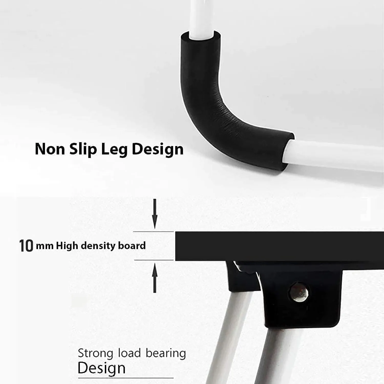 4493 Multi-Purpose Laptop Desk for Study and Reading with Foldable Non-Slip Legs Reading Table Tray , Laptop Table ,Laptop Stands, Laptop Desk, Foldable Study Laptop Table