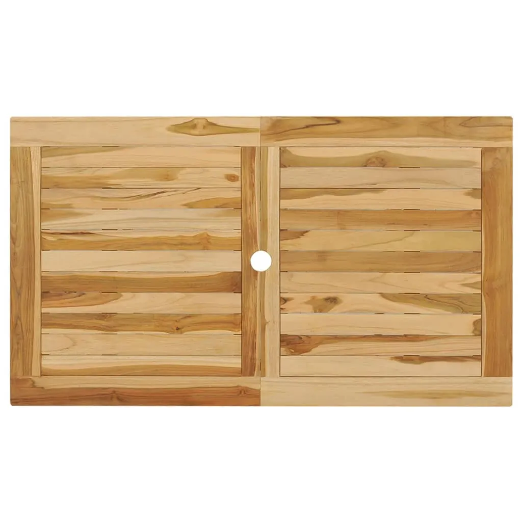 5 Piece Outdoor Dining Set Solid Teak Wood