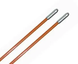 6' FIBERGLASS PUSH/PULL ROD WITH BULLNOSE TIP ON EACH END