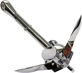 Anchors Inflatable Boat Stainless Steel Iron Metal Anchor for Boat Kayak Dinghy Raft Fishing Boat Kayak 0.7kg 1 5kg 4kg 6kg A09020 (Color : 1500g)