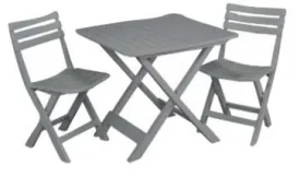 Anthracite Folding Bistro Set