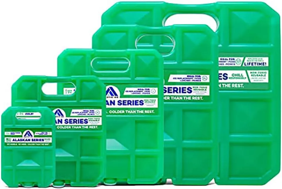 Arctic Ice Alaskan Series Long Lasting Reusable Ice Pack - Freezes at 32 Fahrenheit - Keeps Food & Drinks Cool Without The Risk of Freezing
