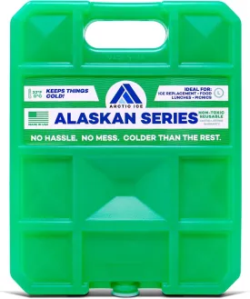 Arctic Ice Alaskan Series Long Lasting Reusable Ice Pack - Freezes at 32 Fahrenheit - Keeps Food & Drinks Cool Without The Risk of Freezing