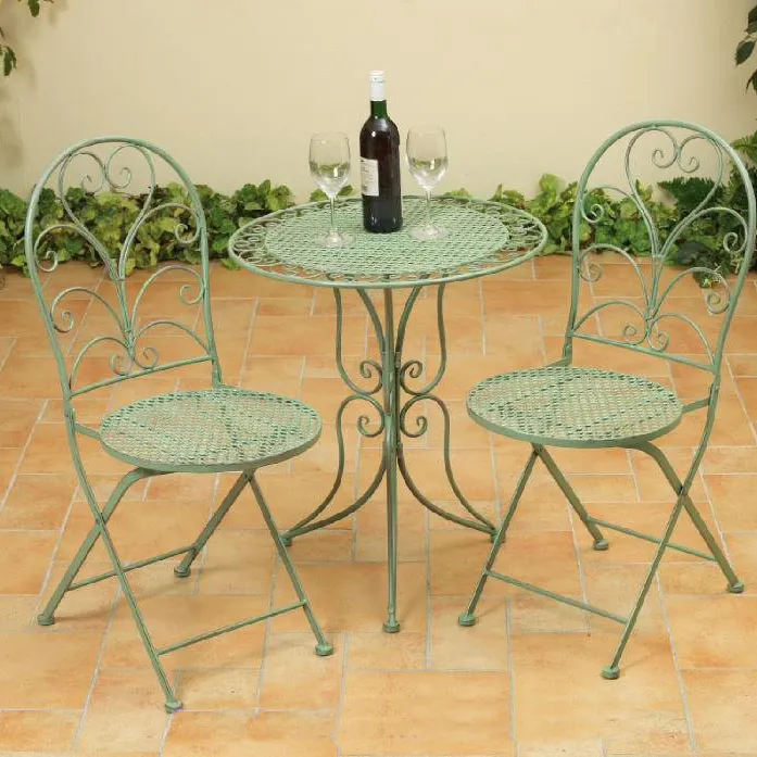 Ascalon Mesh 3 Piece Bistro Set - 'Green'