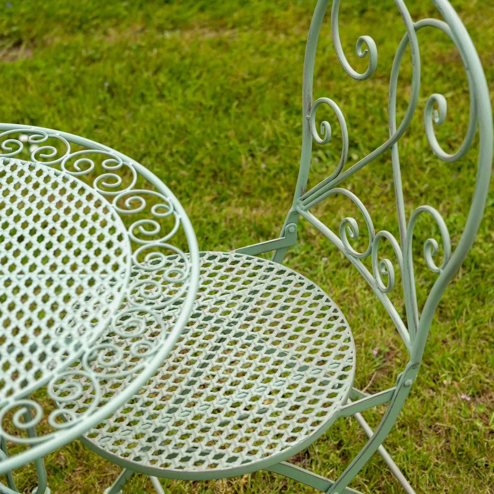 Ascalon Mesh 3 Piece Bistro Set - 'Green'