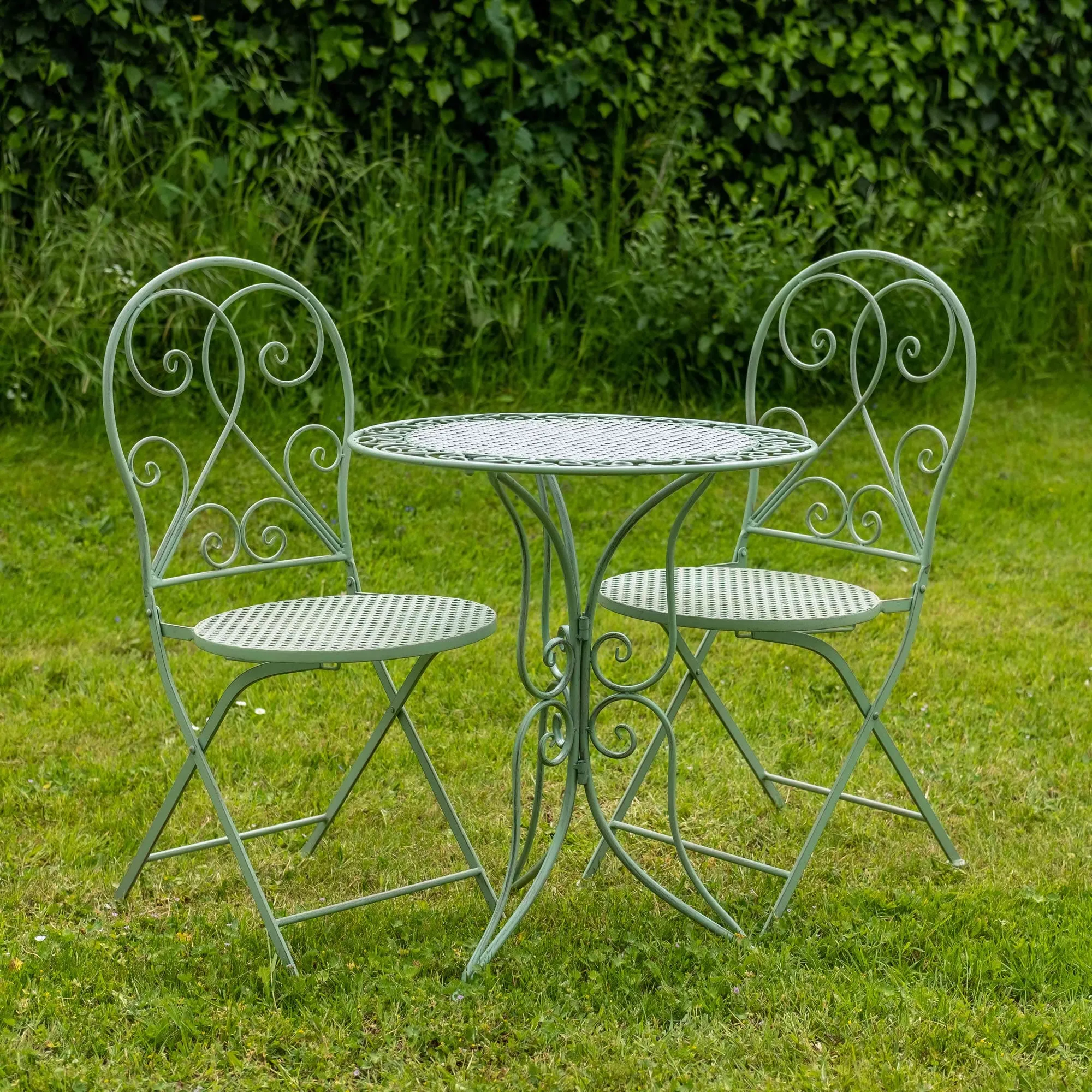 Ascalon Mesh 3 Piece Bistro Set - 'Green'