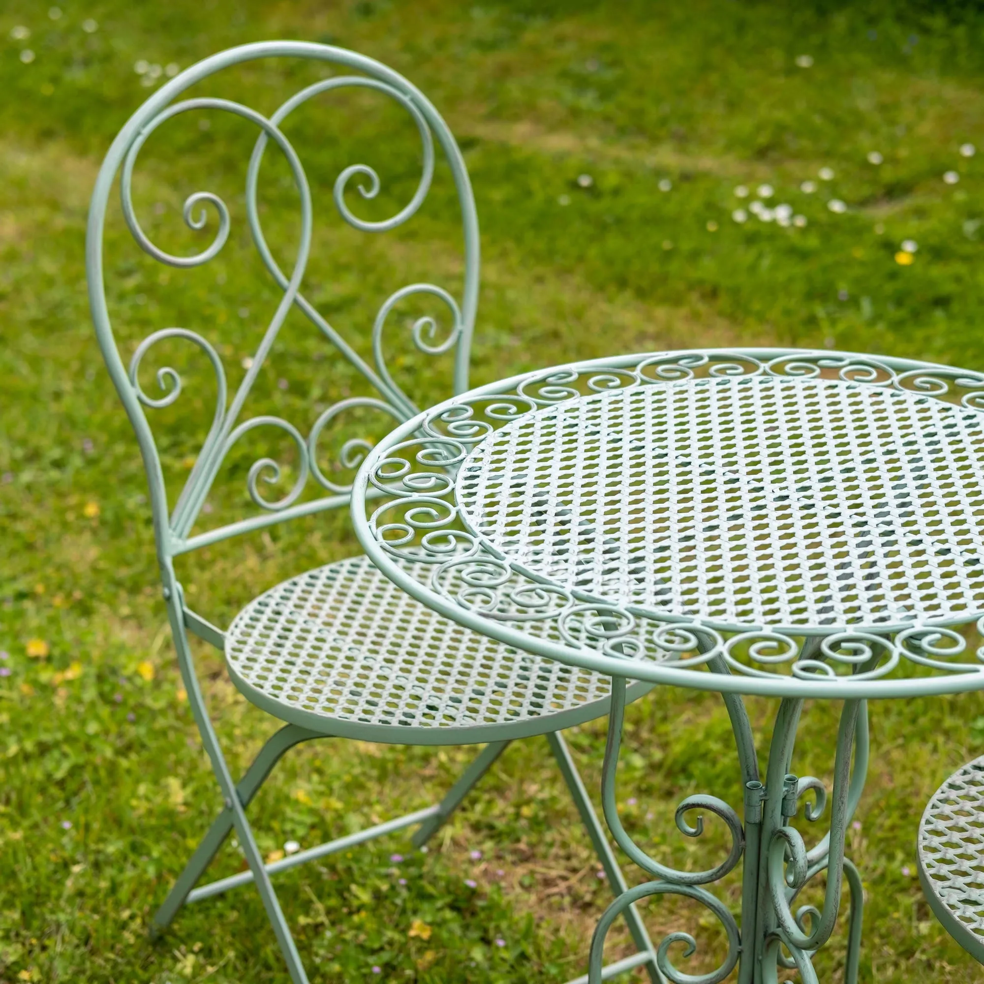 Ascalon Mesh 3 Piece Bistro Set - 'Green'