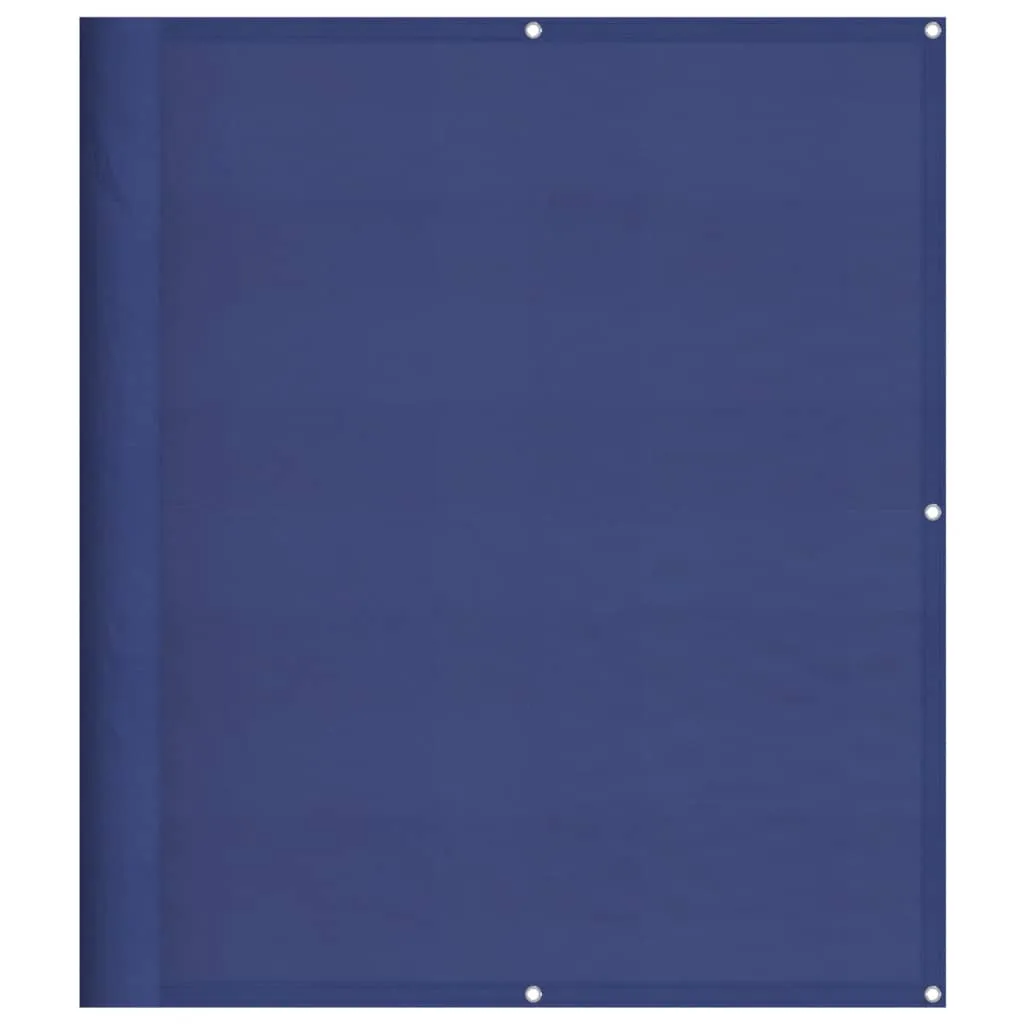 Balcony Screen Blue 120x800 cm 100% Polyester Oxford