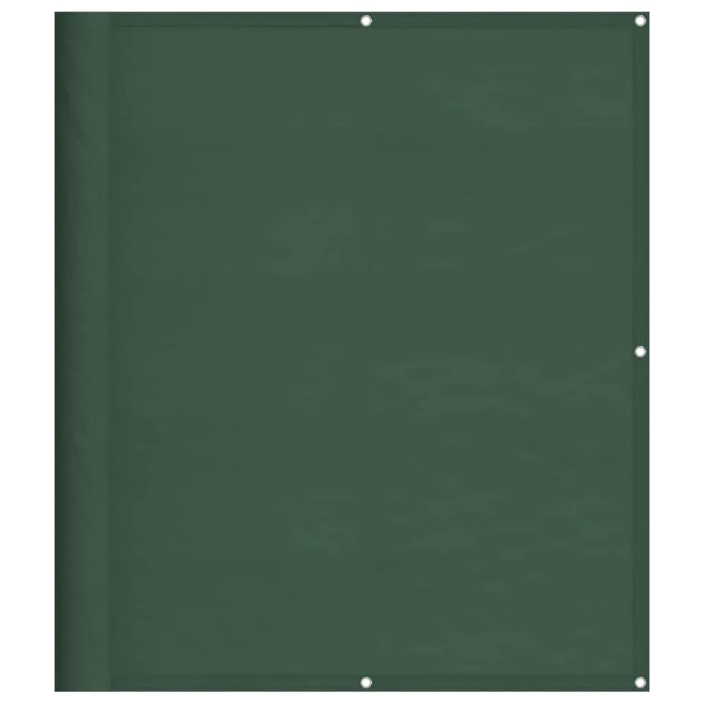 Balcony Screen Dark Green 120x800 cm 100% Polyester Oxford