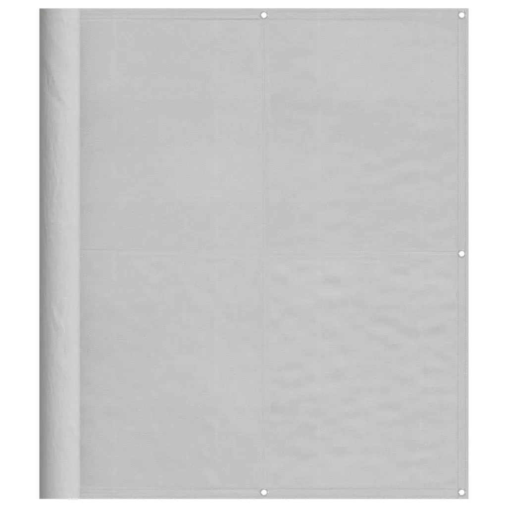 Balcony Screen Light Grey 120x300 cm 100% Polyester Oxford