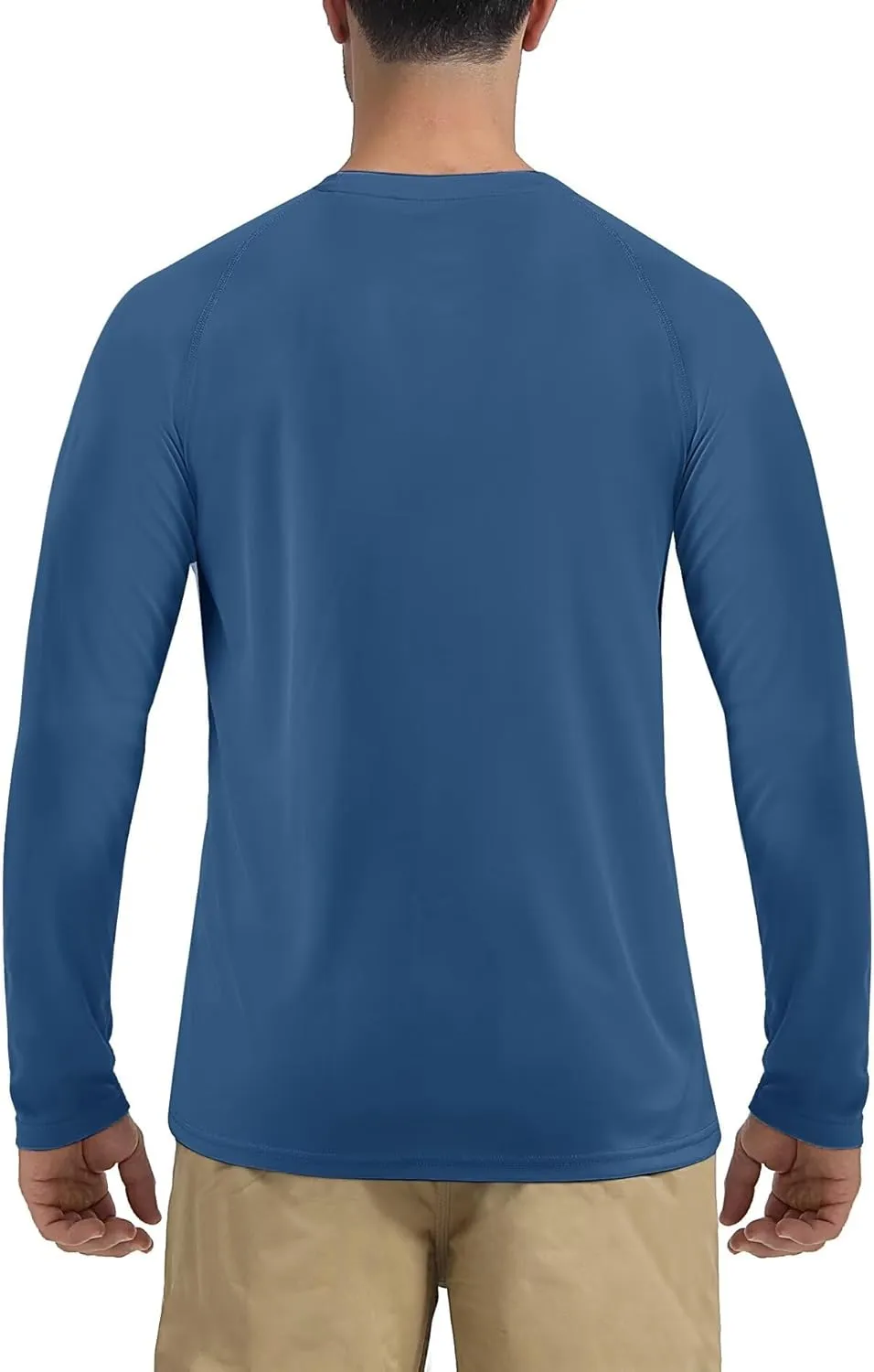Boladeci Men's UPF 50  Sun Protection UV SPF Shirts Long Sleeve Lightweight Quick Dry Swim T-Shirts Rash Guard