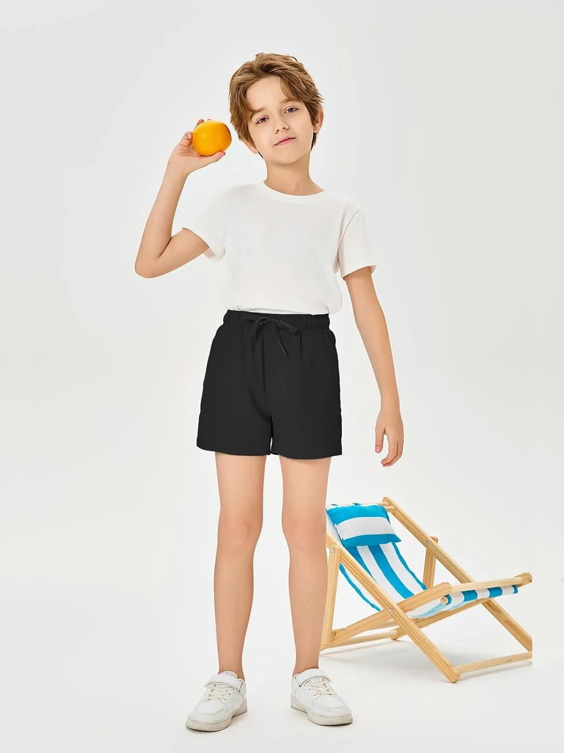 Boys Swim Trunks Kids Summer Drawstring Swim Board Shorts Fashion Quick Dry Beach Bathing Suit