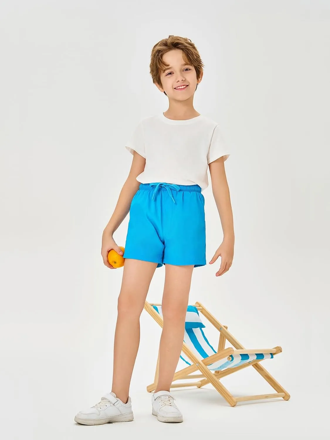 Boys Swim Trunks Kids Summer Drawstring Swim Board Shorts Fashion Quick Dry Beach Bathing Suit