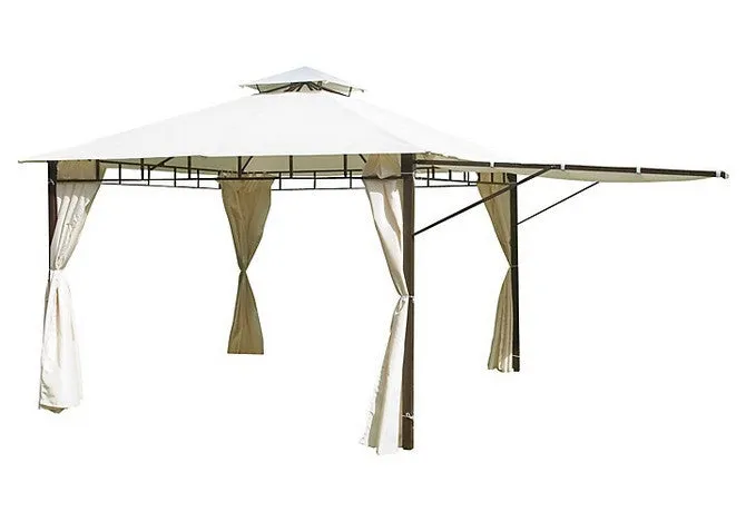 Canopy for 3m x 3m Extending Patio Gazebo (330cm Actual Width) - Two Tier - Main Section