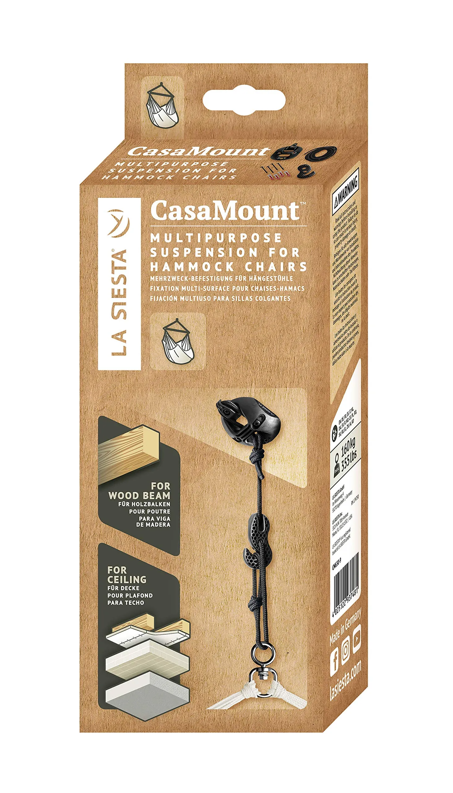 CasaMount Hammock Chair - LA SIESTA