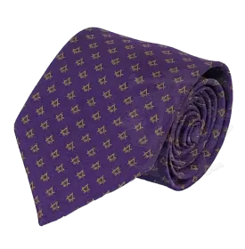 Classic Square and Compasses Masonic Necktie