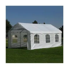Enclosed Tarp Canopy w/ Windows 18' x 20'