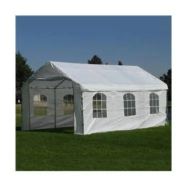 Enclosed Tarp Canopy w/ Windows 18' x 20'