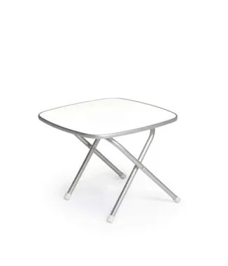 Folding Aluminum Boat Chair Teak Armrests Set of 2-PA160V Folding Aluminum and Melamine Boat Table- B160V350X