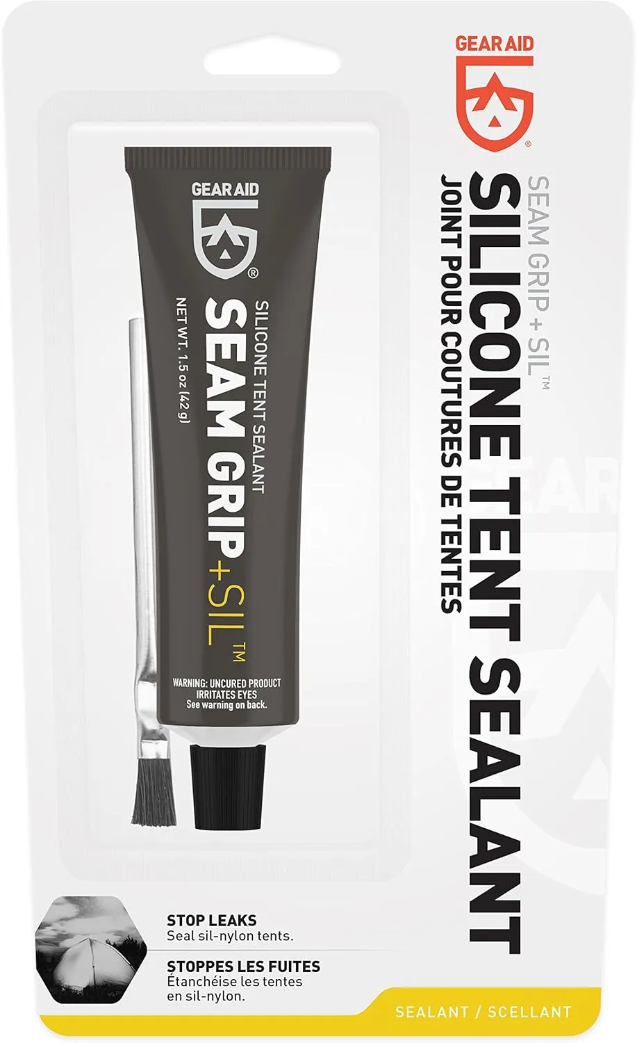 GEAR AID Seam Grip SIL Silicone Sealant for Silnylon Tents and Tarps