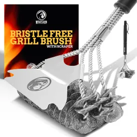 Grill Brush Bristle Free For Barbecue Bbq Cleaning Brushes To Prevent Flare Ups
