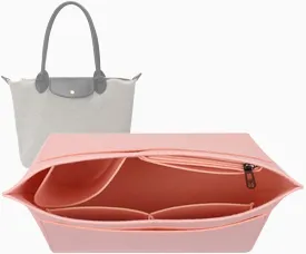 handbag organizer insert for Longchamp Le Pliage organizer insert large purse organizer 1028pink-L
