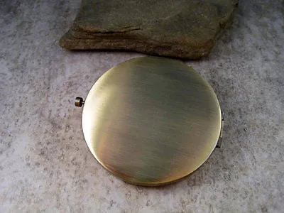 Handmade Victorian Bronze Bee Steampunk Compact Mirror