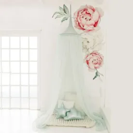 Hanging tent netting -moss green