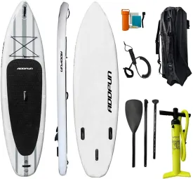 Inflatable 10'6 Stand Up Paddle Board W/ Durable 6(15cm) double layer
