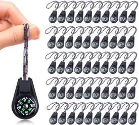 Kids Compass Bulk Mini Compass for Kids,Children's Classroom Compass for Navigation Lesson,Plastic Compass for Party Favor/Hiking/Boy Scout/Outdoor Survival