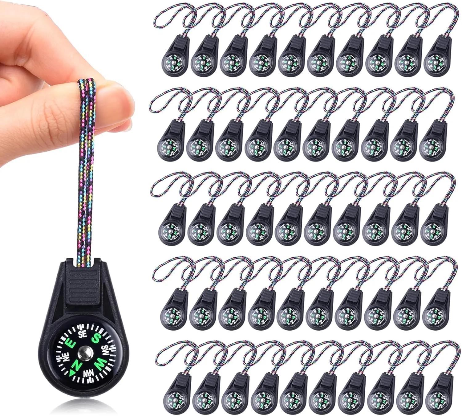 Kids Compass Bulk Mini Compass for Kids,Children's Classroom Compass for Navigation Lesson,Plastic Compass for Party Favor/Hiking/Boy Scout/Outdoor Survival