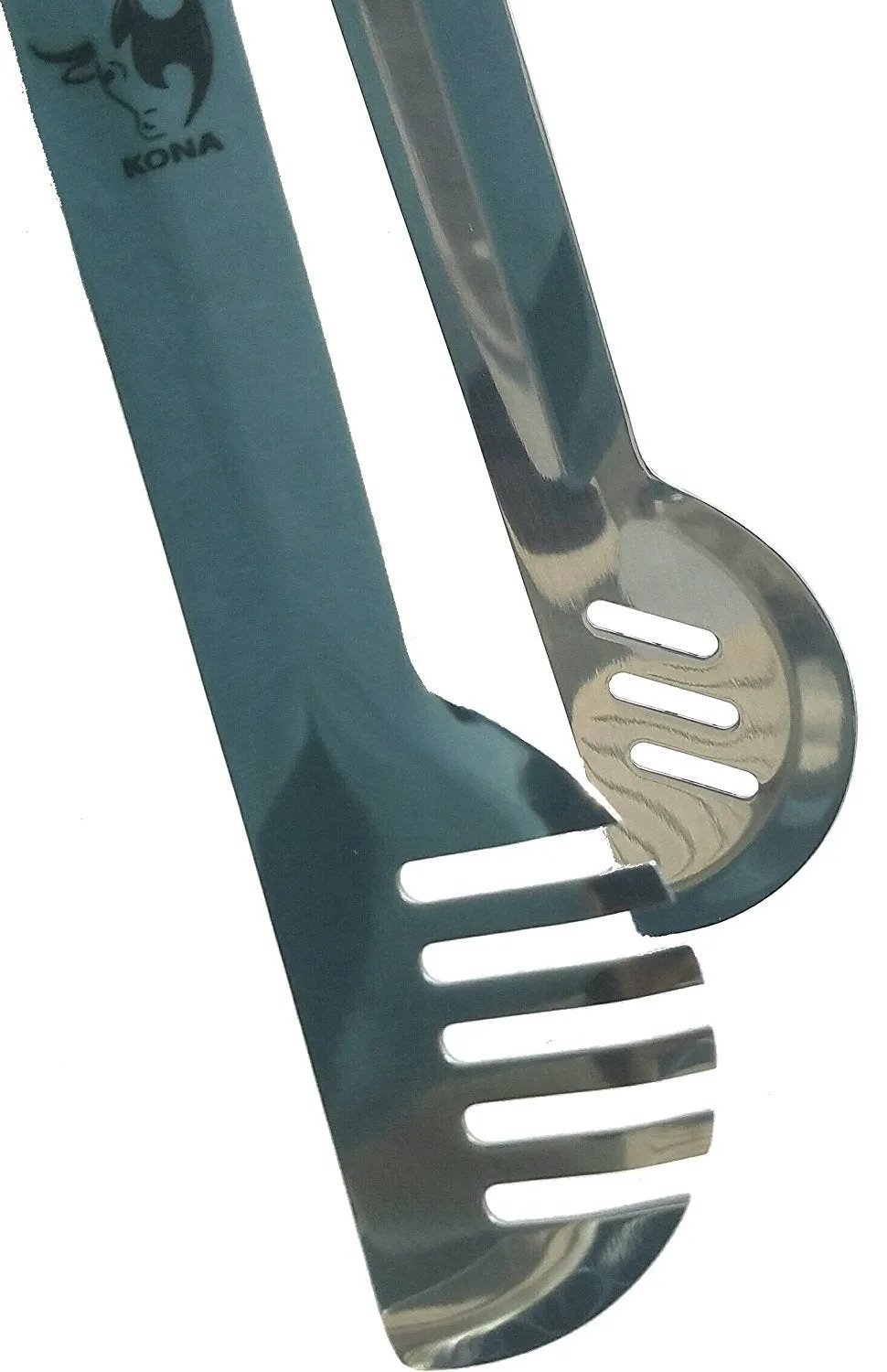 Kona Best Grill Set - BBQ Gift Grill Tools Set - Long 18&quot; Grill Accessories, Spatula, Tongs, Fork, Knife ~ Bottle Opener Handles and Case Included