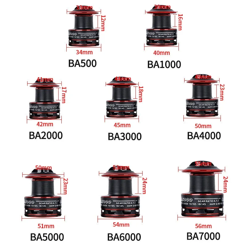 Metal Spool Fishing Reels Spinning 8-12kg Max Drag 5.2:1 High Speed Carp Spinning Reels Saltwater Reel Fishing Accessories