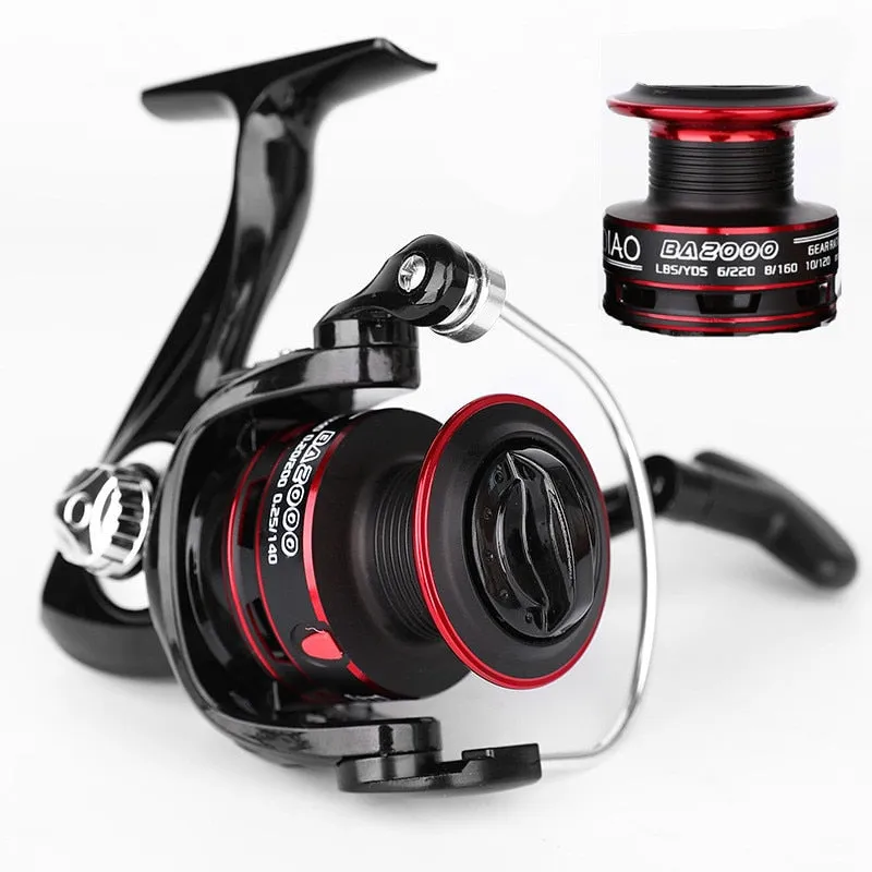 Metal Spool Fishing Reels Spinning 8-12kg Max Drag 5.2:1 High Speed Carp Spinning Reels Saltwater Reel Fishing Accessories