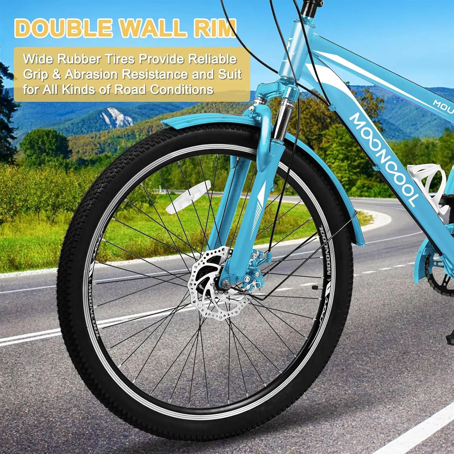 NAIZEA Adult Mountain Tricycle, 7 Speed Three Wheel Cruiser Bike, 27.5 Inch Adults Trikes with Shopping Basket, Exercise Men's Women's Tricycles, Multiple Colors