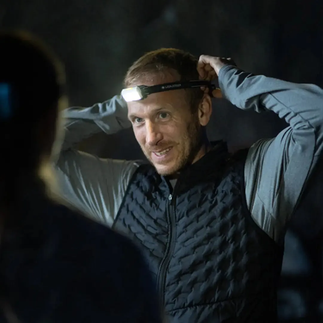 NEO5R Running Head Torch w/ Chest Strap - Lime by LED Lenser