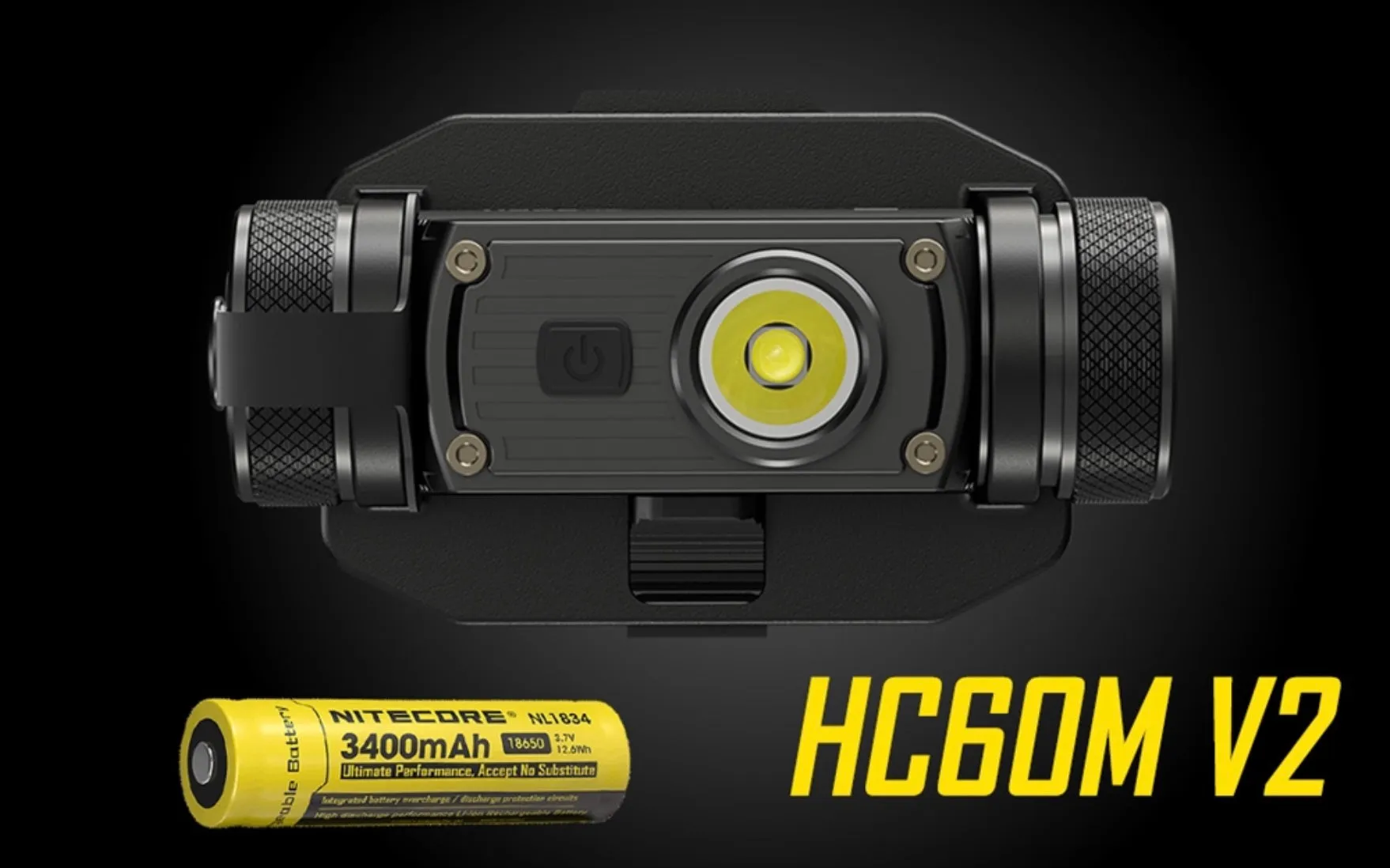 Nitecore HC60m V2 1200 Lumen 1*18650 Rechargeable Battery