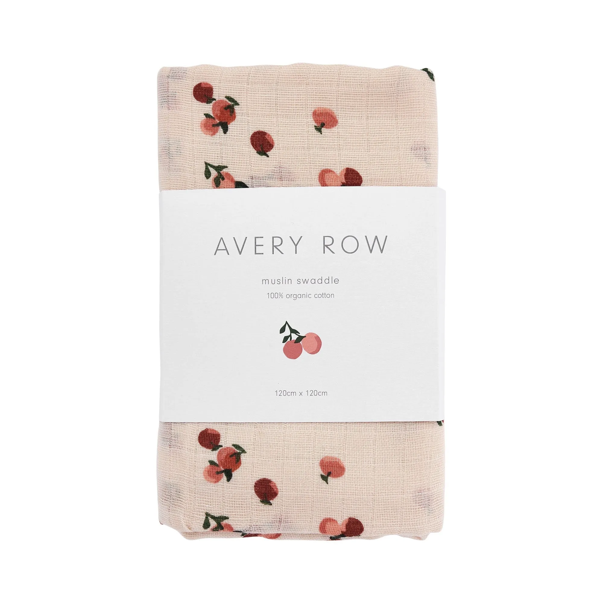 Organic Blanket Swaddle Muslin 'Peaches'